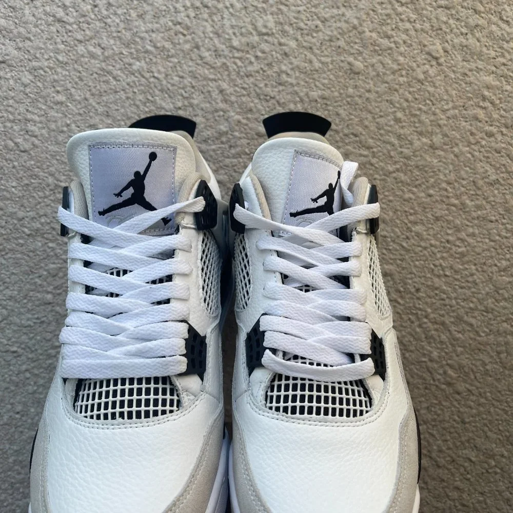 Jordon 4 'Grey Nike Series men's basketball shoes - Picture 2 of 6